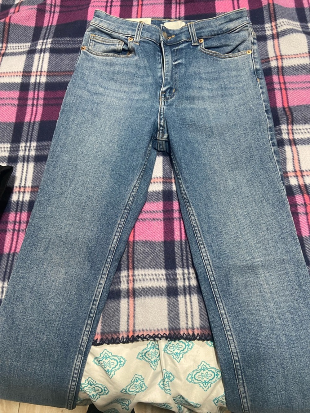 H&M Light Blue Straight Leg Women's Jeans